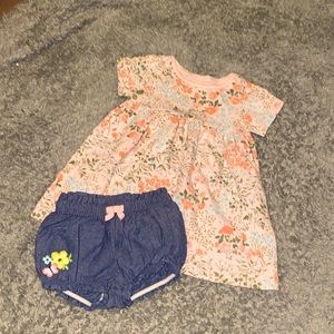 Must Bundle For $3 Deal! Adorable baby girls 3-6mo outfit